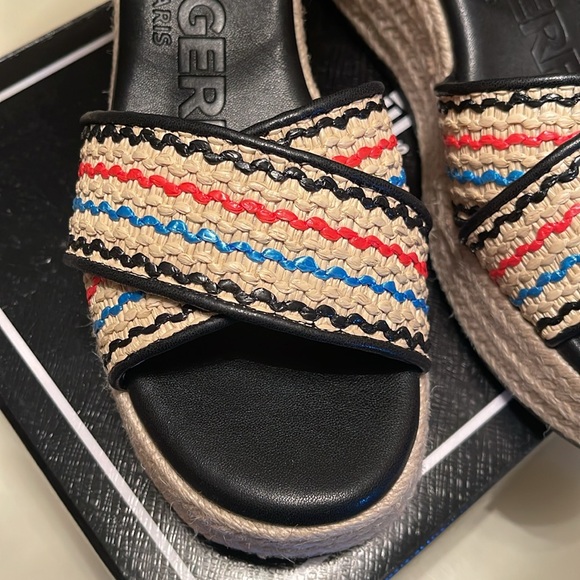 NIB!! Karl Lagerfeld Celeste Platform Wedge Sandal (Size 8) - Picture 4 of 7